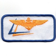 4&quot; Navy VA-75 Pilot Name Tag Sunday Punchers Military Wings Embroidered Patch - £27.40 GBP