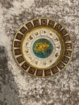 Vintage Six Flags Tennessee Mosaic Round Ashtray JAPAN - Kenmar - £7.77 GBP