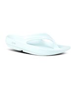 Oofos Women's OOlala Thong Sandals Ice Size 7 for Everyday Wear - $67.12
