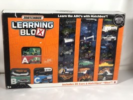 2016 Matchbox Raro Imparare Blox 26 Auto/Scatole Completo Set Imparare T... - $134.29