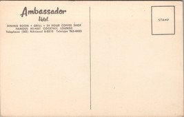 Ambassador Hotel Washington DC Postcard PC496 - £3.74 GBP