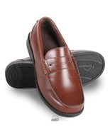 The Mens Neuropathy PEDILITE Loafers Shoes Adjustable Brown Lightweight ... - $90.93 CAD