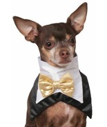 Bowtie Vest Tuxedo Small Medium Dog Pet Costume Bandana Rubies Pet Shop - £4.72 GBP