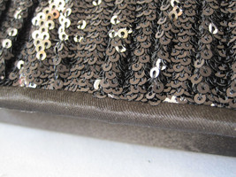 NEW BLACK SEQUINNED-EVE BAG/BAG/Clutch/Purse/Party Bridal - $13.01