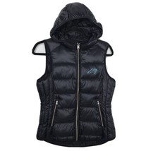 Carolina Panthers Puffer Vest Hoodie - Womens Small - Nfl G-III - $24.75