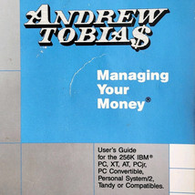 1987 Managing Your Money IBM PC Tandy CPU User&#39;s Finance Guide Vintage P... - $29.99