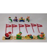 Mr Christmas Santa&#39;s Ski Slope flags Sleds and Figures Replacement Parts... - £23.35 GBP
