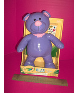 Crayola Craft Kit Bear Hallmark Coloring Activity Toy Crayons Purple Sti... - $23.74