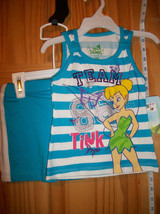 Disney Fairies Baby Clothes 24M Tinkerbell Outfit Tink Tinker Bell Short Set Top - £11.19 GBP
