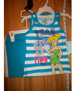 Disney Fairies Baby Clothes 24M Tinkerbell Outfit Tink Tinker Bell Short... - $19.47 CAD