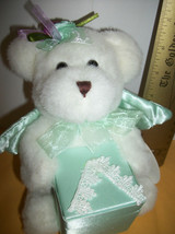 Dan Dee Plush Toy Teddy DanDee Mother Day Mint Green Gift Box Angel Bear Friend - £15.17 GBP