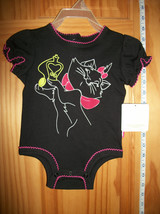 Disney Aristocats Baby Clothes 0-3M Newborn Bodysuit Cat Marie Kitty Creeper New - £11.38 GBP