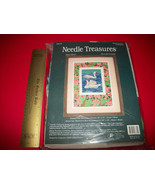 Craft Gift Needle Treasures Kit Swan Duet Needlepoint Floral Yarn Needle... - $1,079.95 MXN