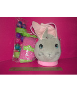 Peter Rabbit Easter Basket Kit Nickelodeon Plush Tote Pink Grass Beatrix... - $29.87 CAD