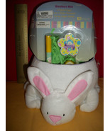 Toy Holiday Easter Basket Kit Plush Bunny Tote Stamper Treat Container E... - $18.99