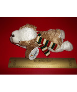 Toy Holiday Wishpets Plush Dog Ginger Puppy Stuffed Animal Brown Christm... - $14.24
