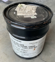 204.7 GM/L CONTAINER OF PRESERVATIVE OD GREEN CANVAS COATING PROTECTIVE ... - $148.76
