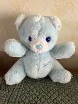 VTG Rare Les Petits Applause Blue Teddy Bear Musical Baby Plush Stuffed Animal - £61.50 GBP