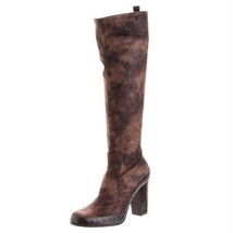 $395 Donald J Pliner &quot;Chenia&quot; Stretch Knee High Women&#39;s Boots, Taupe/Expresso - £60.67 GBP