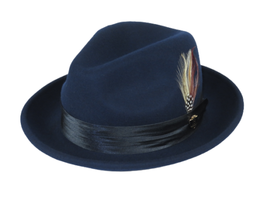 Mens Bruno Capelo Dress Hat Australian Wool Crushable Fedora Giovani UN1... - £52.63 GBP