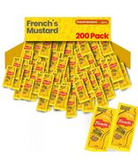 French's Yellow Mustard Single Serve Packet 200 Qty New - $21.95