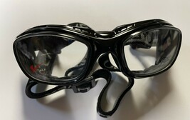 Uvex by Honeywell Safety Goggles Eyeglasses Frames SW09 L3 Black 56-21- ... - $36.63