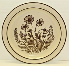 Vintage Design Four Stoneware 700 Indian Summer Brown Floral Serving Pla... - £31.16 GBP