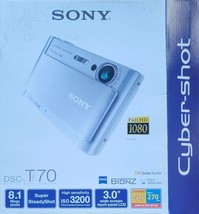 Sony Cybershot DSC-T70 8.1MP Digital Camera 3X Optical Zoom New Never Open Box - £512.25 GBP