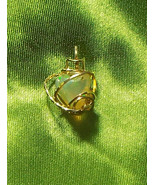 Wp102 14k gold filled wire wrap pendant with Ethiopian opal - £253.73 GBP