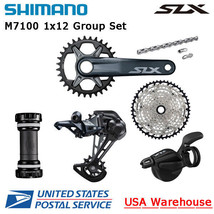 Shimano SLX M7100 1x12 Speed Group Set Cassette Rear Derailleur Right Shifter BB - £250.23 GBP