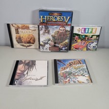 PC Video Game Lot Ski Resort, Life, Heroes of Might, Syberia, Total Annihilation - £8.52 GBP