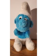 Peyo Smurf Plush Vintage 1980s Small Boy Stuffed Toy Original Blue White... - £9.33 GBP