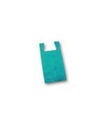 Unprinted T-Shirt Bags, High-Density, Green = 11 1/2 x 7 x 23= Case of 1000 - $95.16 CAD