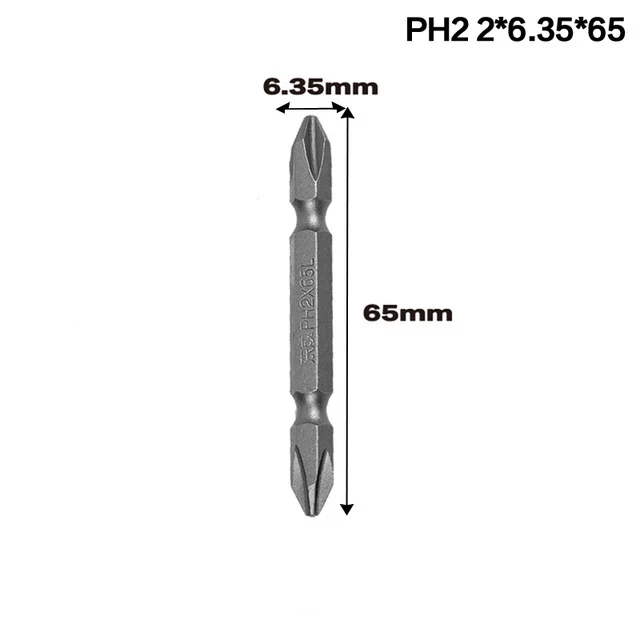 WAVEWAY Non-slip PH2 1/4&quot; Hardness Magnetic Cross Head Screwdriver Bit D... - $161.21