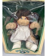 Vintage Coleco 3900 Cabbage Patch Kids Girl Doll Dark Brown Hair Freckles - $251.97 CAD