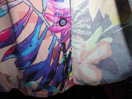 Robert Graham Bleak Horizon Tropical Black Panther Short Sleeve Size Medium image 6