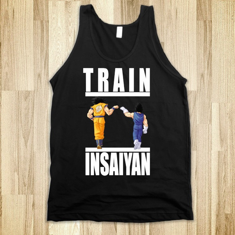 Train Insaiyan - Goku & Vegeta Tank Top
