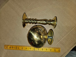 24BB85 BRASS PARTS FROM CHANDELIER, GOOD CONDITION - £10.26 GBP