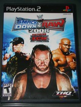 Playstation 2   Thq   Wwe Smack Down Vs Raw 2008 Featuring Ecw (Complete) - $15.00