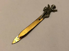 Vintage Winged CUPID Figural Clip w long prongs - $19.75