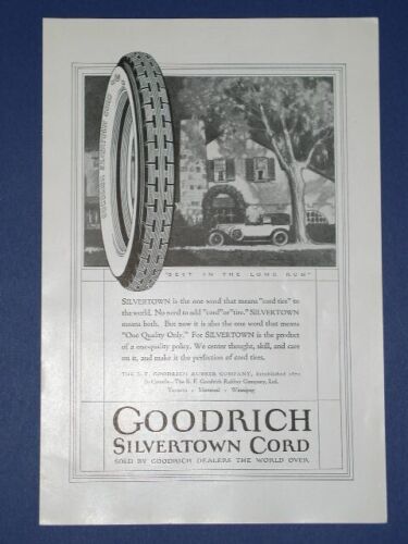 Goodrich Tires National Geographic Magazine Ad Vintage 1923 - $14.99