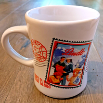 LINDT LINDOR TRUFFLES Stamps, First Class Chocolate Coffee Mug Cup 12oz.... - $4.85