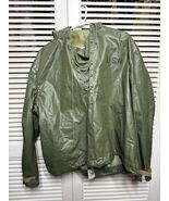 WWII Era US Navy Foul Weather Hooded Pull Over Jacket Medium Contract NXsx 38957 - $2,838.16 MXN
