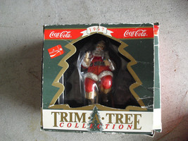 1990 Coca Cola Trim a Tree 1947 Santa Claus Christmas Ornament NIB - £13.45 GBP