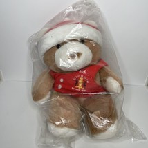 Giorgio Beverly Hills VINTAGE Collector Teddy Bear Plush Christmas 12&quot; - £9.21 GBP