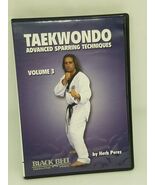 Vol. 3 Taekwondo, Advanced Sparring Techniques Herb Perez DVD Black Belt - $363.00 MXN