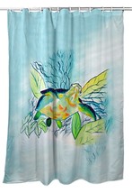 Betsy Drake Smiling Sea Turtle Shower Curtain - £76.35 GBP