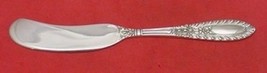 Gadroonette by Manchester Sterling Silver Butter Spreader Flat Handle 5 7/8&quot; - £38.77 GBP