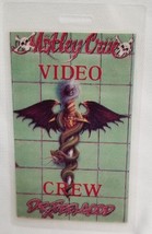 MOTLEY CRUE - VINTAGE ORIGINAL CONCERT TOUR LAMINATE BACKSTAGE PASS **LA... - $27.38 CAD