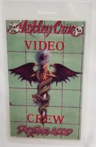 MOTLEY CRUE - VINTAGE ORIGINAL CONCERT TOUR LAMINATE BACKSTAGE PASS **LA... - £15.84 GBP